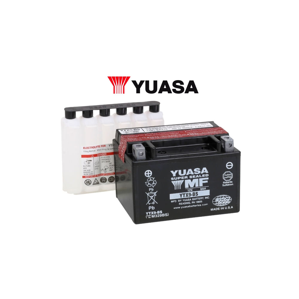Batteria Yuasa YTX9-(WC) 12V 8Ah - Per Moto, Scooter, ATV, Sigillata, Senza Manutenzione - Foto 9