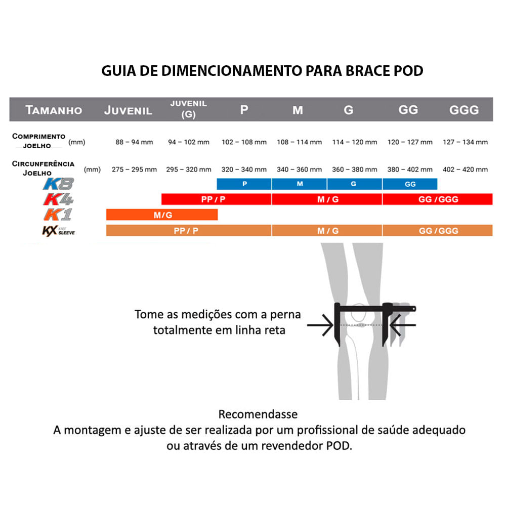Joelheira Pod K4 Articulada Branco JMJmotos